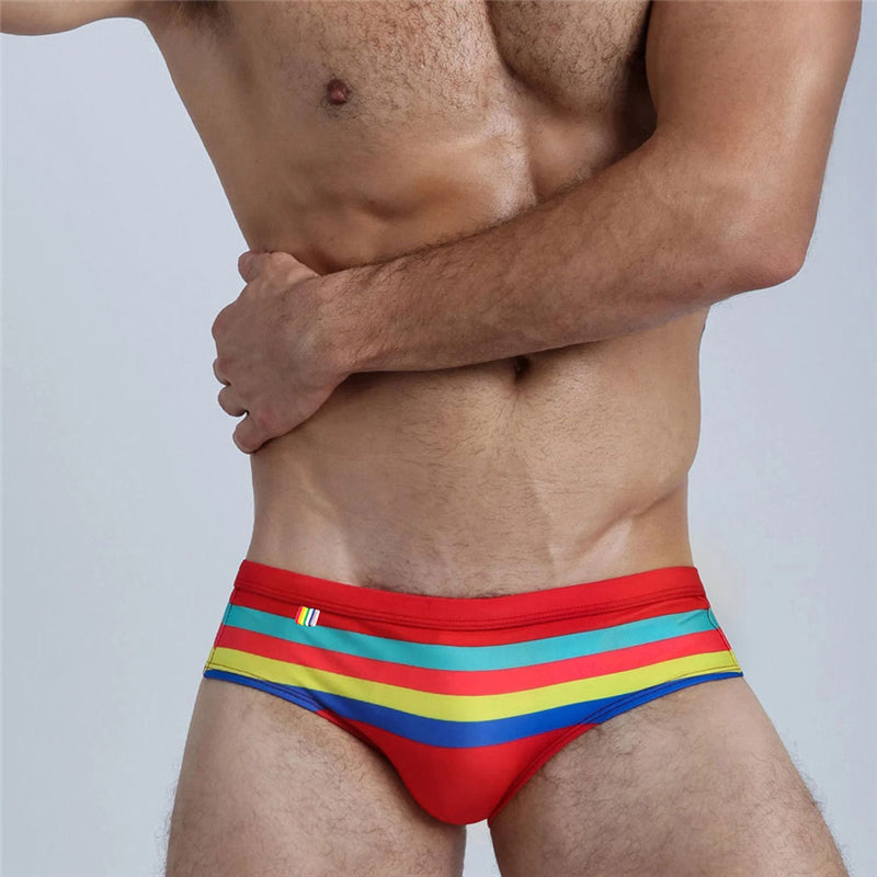 Boys' Colorful Striped Fashion Briefs