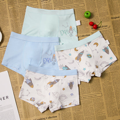 Boys' underwear, cotton children's boxer briefs, boys' boxer briefs