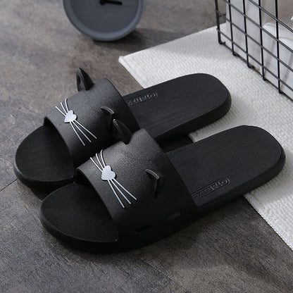 Non-Slip Bathing Soft Bottom Wear Cute Net Red Slippers Outside Home