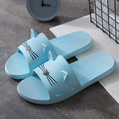 Non-Slip Bathing Soft Bottom Wear Cute Net Red Slippers Outside Home