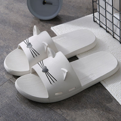 Non-Slip Bathing Soft Bottom Wear Cute Net Red Slippers Outside Home