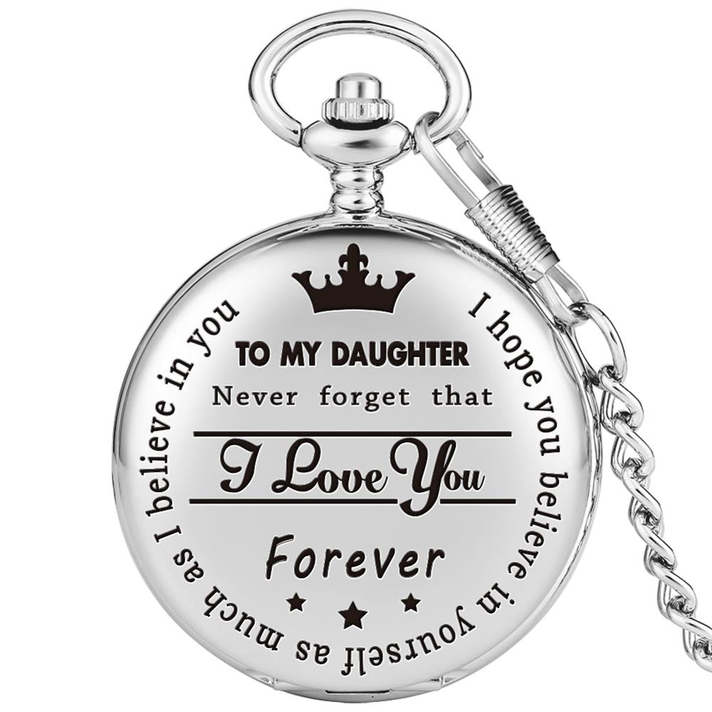 TO MY SON LOVE FOREVER Quartz Pocket Watch