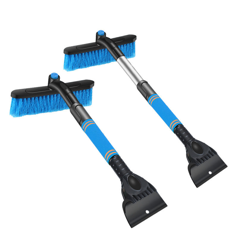 Brosse de nettoyage de voiture, grattoir à glace, pelle à neige amovible, brosse pour enlever la poussière, pare-brise automobile, brosse à neige extensible, poignée en mousse