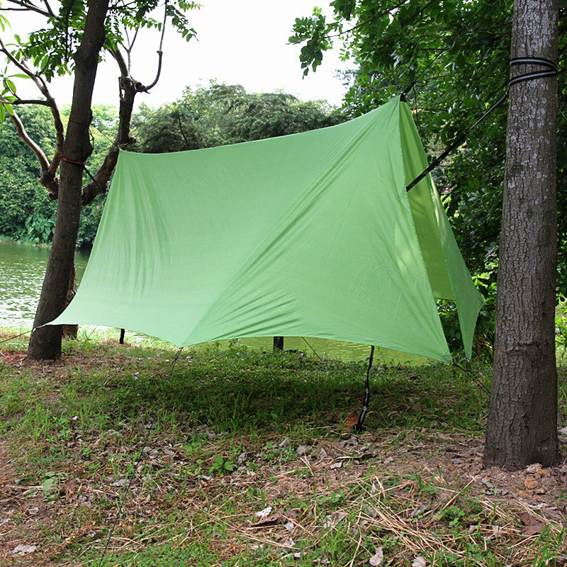 Auvent extérieur de Camping, tente sans poteaux, hamac, auvent, tapis de Camping, abri, Protection pare-soleil