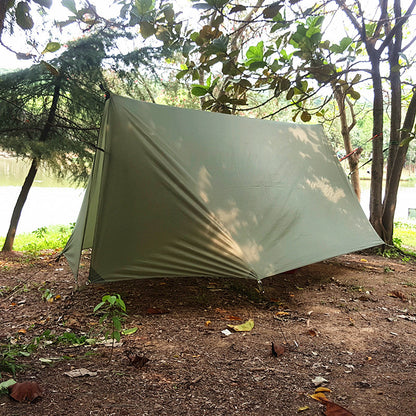 Outdoor Canopy Camping Poleless Tent Hammock Awning Camping Mat Shelter Sunshade Protection