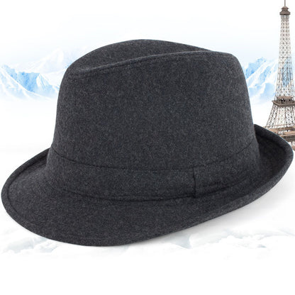 Autumn And Winter Men's Top Hat Woolen Hats, Autumn And Winter Warm Hats, Windproof Hats, Winter Hats For The Elderly In Winter