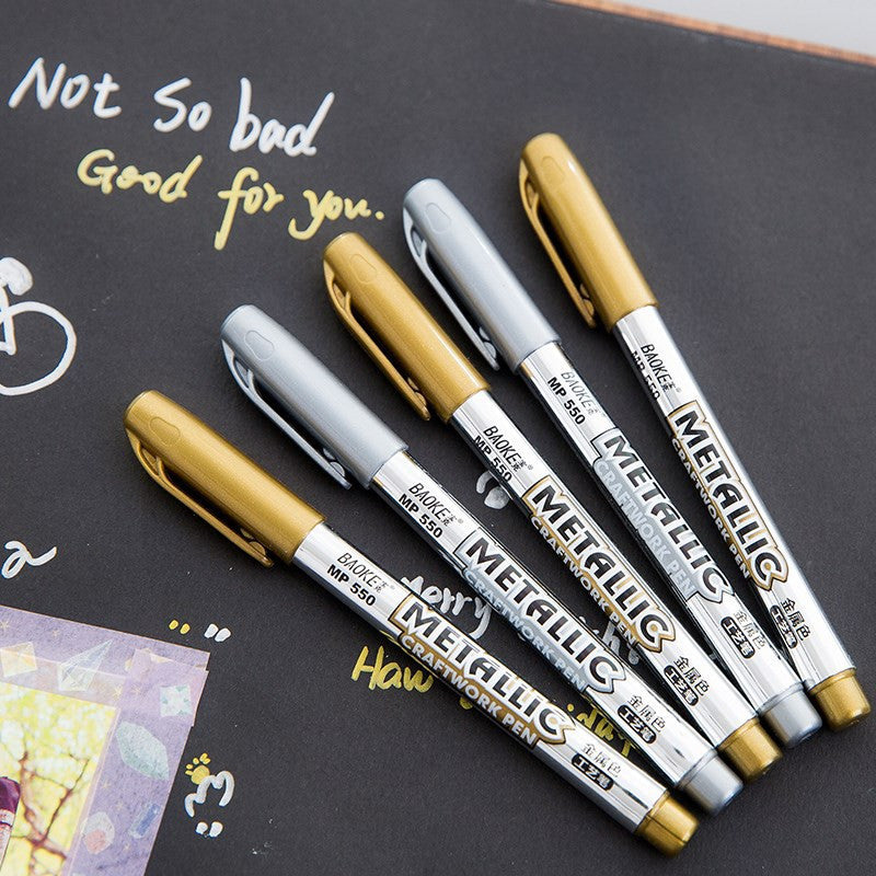 Metallic Craft Pen Gold and Silver Marker Pen