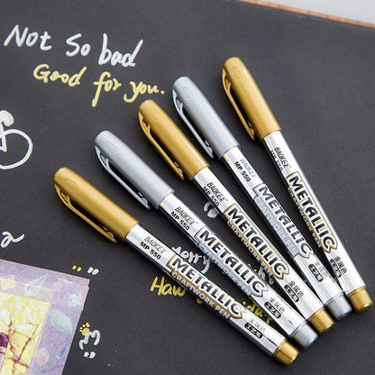 Metallic Craft Pen Gold and Silver Marker Pen