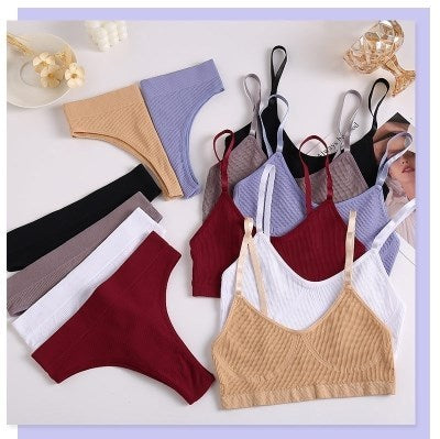 High Waist Elastic Women Underwear Bra Ice Silk Female Girls