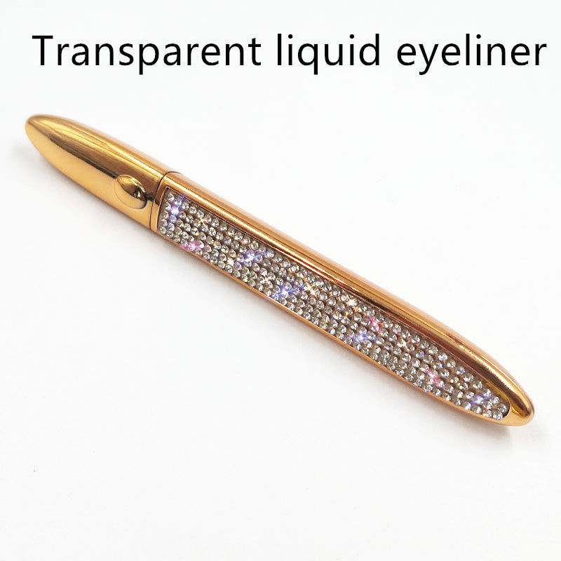 Diamant-stoppad magisk limfri Eyeliner