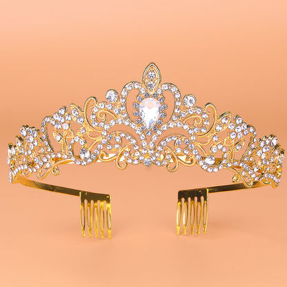 Crown New Rhinestone Headband - Hair Accessories & Wedding Jewelry