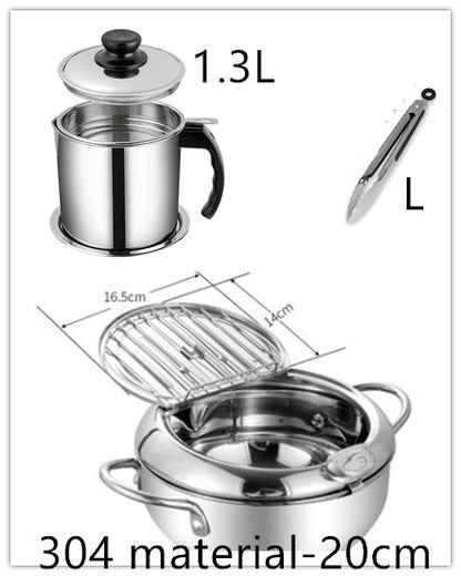 Japanese-style tempura fryer for household use