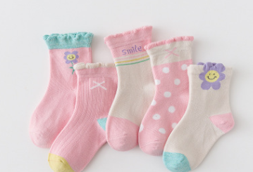 Chaussettes pour enfants, chaussettes tube pour bébé, chaussettes pour étudiants de loisirs