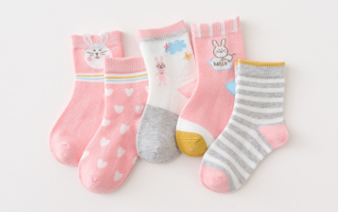 Chaussettes pour enfants, chaussettes tube pour bébé, chaussettes pour étudiants de loisirs