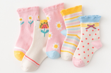 Chaussettes pour enfants, chaussettes tube pour bébé, chaussettes pour étudiants de loisirs