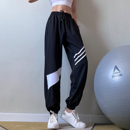 Fitness Girl Loose Sweatpants Running Quick Drying Yoga Pants