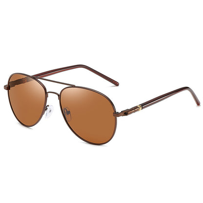 Polarized Sunglasses Metal Sunglasses Color Film Sunglasses