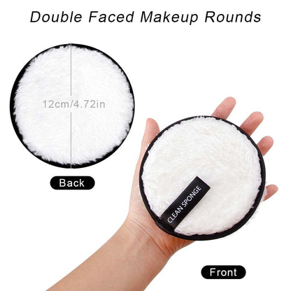 Serviette Puff Maquillage Visage-Soins De La Peau Facial-Bandeau 3pcs Spa