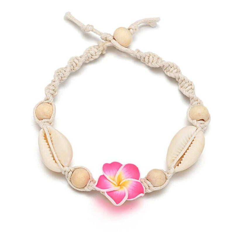 Beach Barfot armband ankel SeaShell anklet för kvinnor fot smycker