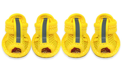 Spring And Summer Beef Tendon Bottom Mesh Breathable Puppy Non slip Shoes