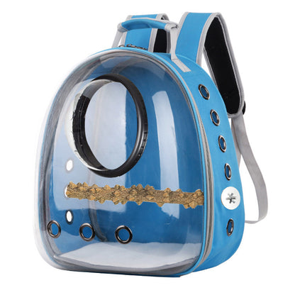 Ny stil andningsbar husdjursväska Utomhusbärväska Parrot Backpack Small Pet Space Bag