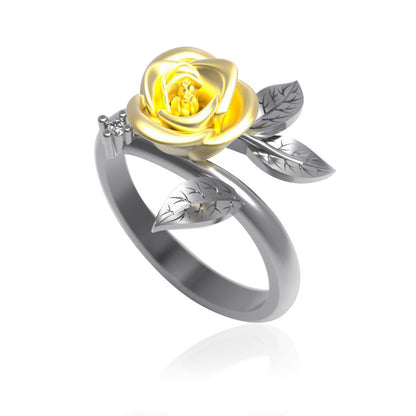 Fashion Ring Engagement Ring Flower