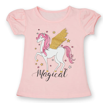 Fashion Cute Children Cartoon Short Sleeve