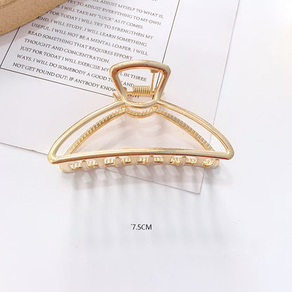 Korean Pearl Hair Clip Female Metal Large Clip Tassel Bowknot Shark Clip Hair Claw Bathing Hair Accessories