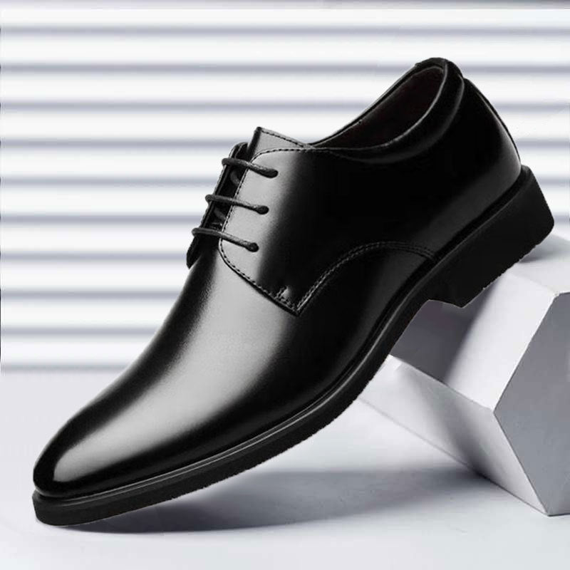 Mazefeng Men Leather Shoes Casual Top Quality Oxfords Men Genuine Leather Dress Shoes Business Formal Shoe Plus Size Wedding 44