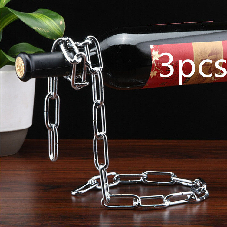 Floating Wine Holder Wine Rack Bracket Wine Bottle Holder Home Decoration Stand Shelf Table Decor Display Gift