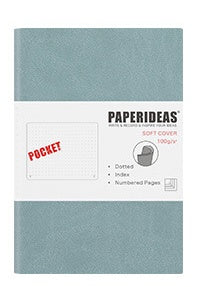 Carnet de notes en cuir souple aA6, petit bloc-notes Portable avec numéro de Page vierge, livre de poche