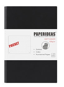 Carnet de notes en cuir souple aA6, petit bloc-notes Portable avec numéro de Page vierge, livre de poche