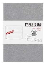 Carnet de notes en cuir souple aA6, petit bloc-notes Portable avec numéro de Page vierge, livre de poche