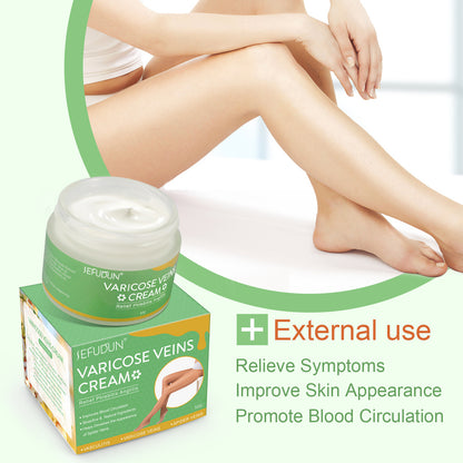 Vein Cream Red Blood Streaks Repair Earthworm Leg Bruises Bulge Relief Pain Safflower Ointment Varicose Cream