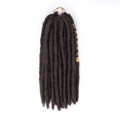 Soft Dread Locs Twist Hair Faux Locs Virkade flätor