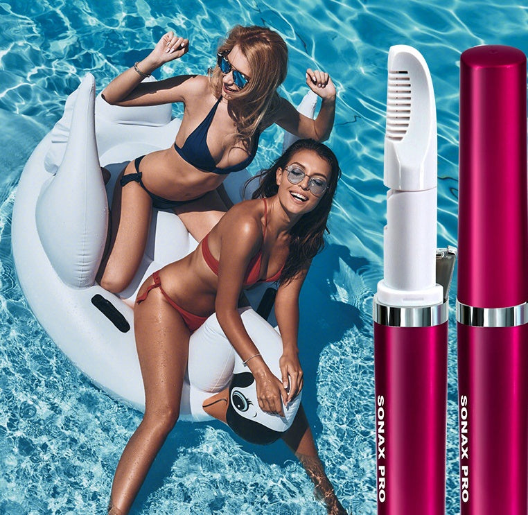 Ladies Mini Electric Hair Removal Machine - USB 0.095kg Rose Red System