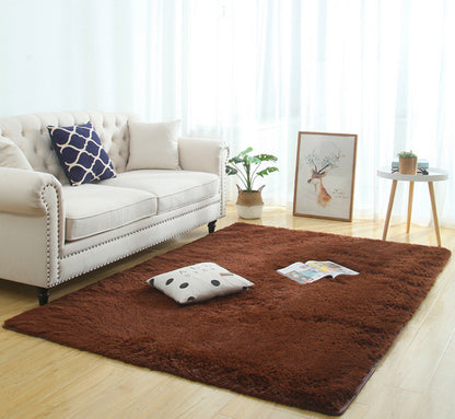 Silky Fluffy matta Modern Heminredning Lång Plysch Shaggy Rug