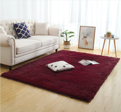 Silky Fluffy matta Modern Home Decor Lång Plush Shaggy Rug