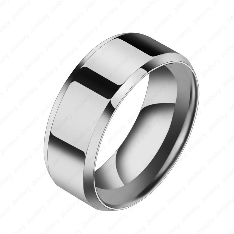 Personality Refers To Niche Rings For Men And Women Stainless Steel Couple Rings