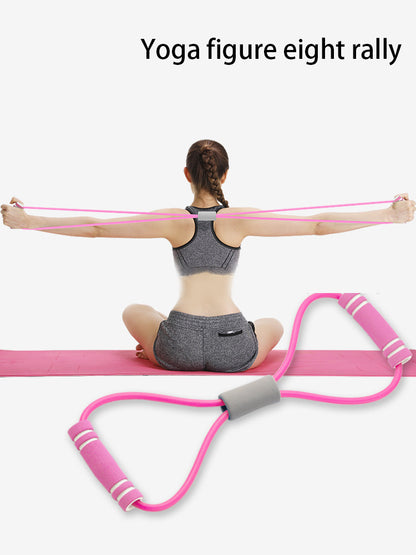 Figure 8 Tensioner Open Shoulder Pull Back Trainer - Professional Chest Expansion Fitness Ring