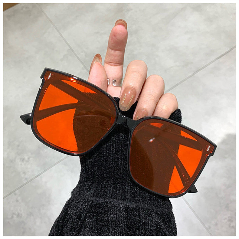 New Glasses Men And Women Sunglasses Black Frame Sunglasses