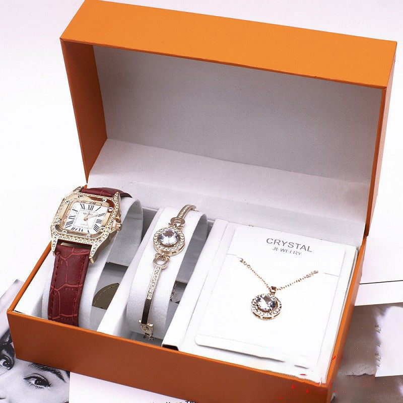 Montre-bracelet ensemble commerce extérieur montres femmes nouveau collier Bracelets montres femmes