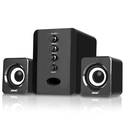 Högtalare Dator D-202 Kombination Musikspelare Subwoofer Soundbox Smartphones Stereo