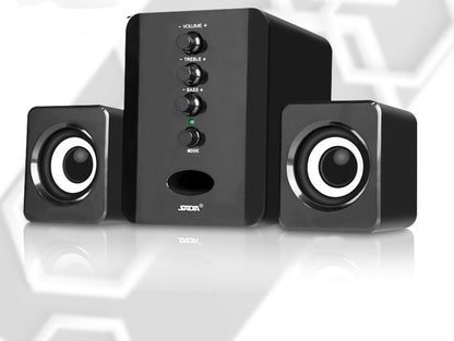 Högtalare Dator D-202 Kombination Musikspelare Subwoofer Soundbox Smartphones Stereo