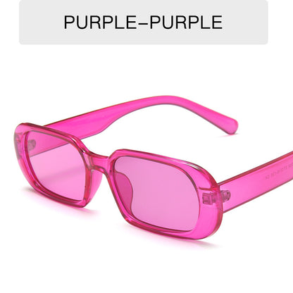 Retro Small Frame Candy Color Sunglasses - Women's Fashion Eyewear