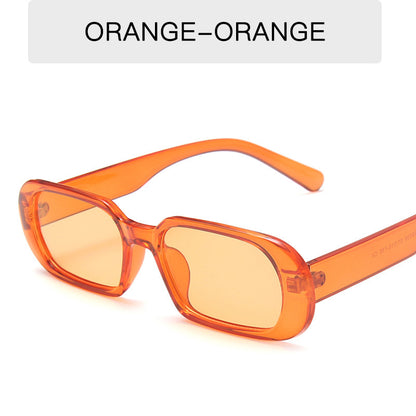 Retro Small Frame Candy Color Sunglasses - Women's Fashion Eyewear
