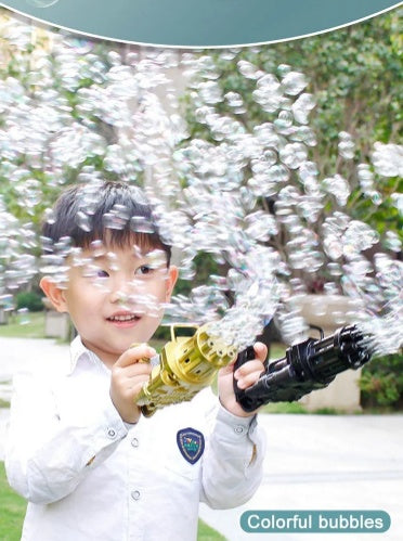 Barn leksaksbad leksaker Bubbelgummi maskin leksaker för barn plast maskin pistol leksaker