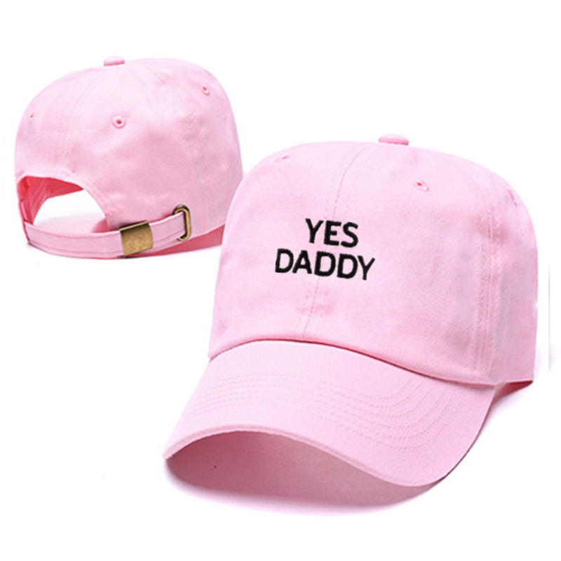 Mens And Womens Hip-Hop Hats Outdoor Caps Yes Daddy Embroidery Caps