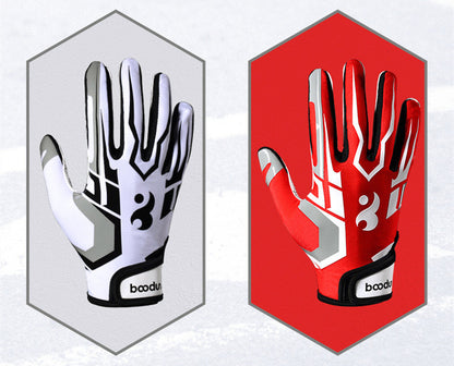 Gants de Rugby de Football américain, en Silicone, pour Sports de plein air, antidérapants, pour attraper des balles de Baseball, pour hommes et femmes