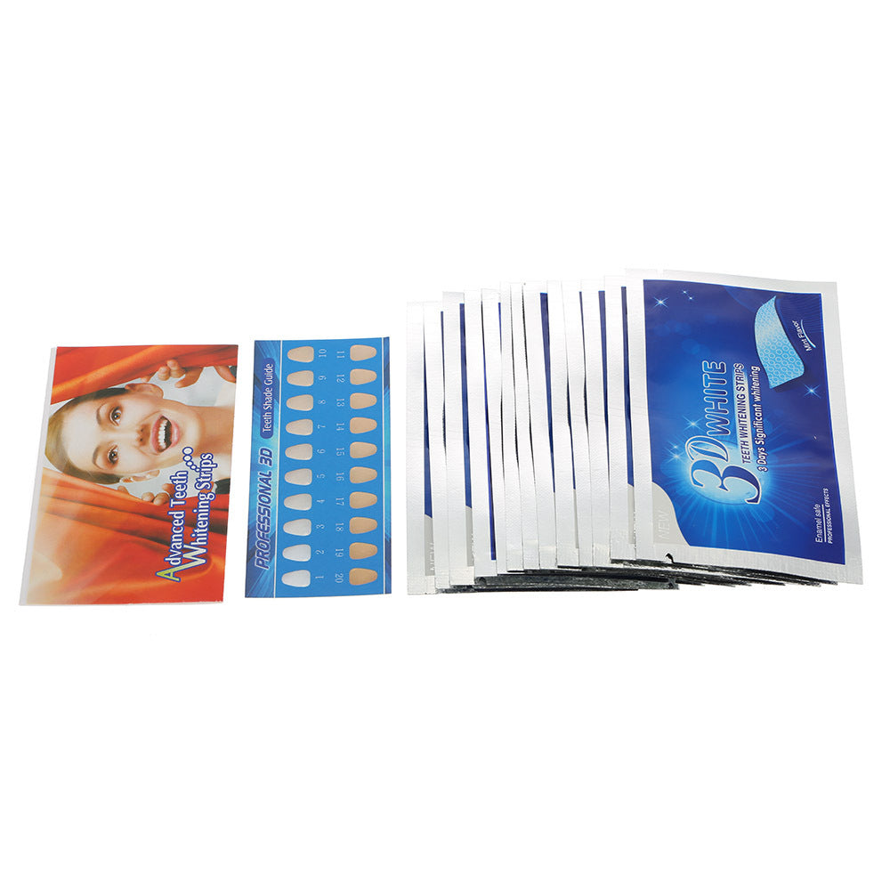 Bandes de blanchiment des dents en Gel, soins d'hygiène buccale, bandes à Double élastique, outils de blanchiment dentaire